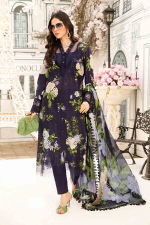 midnight floral elegance ensemble