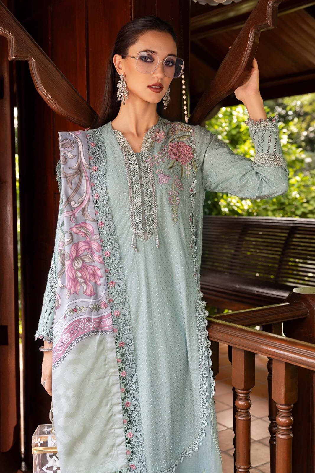 mint blossom grace linen embroidered 3 piece suit – m print inspired design mint blossom grace linen embroidered 3 piece suit – m print inspired design