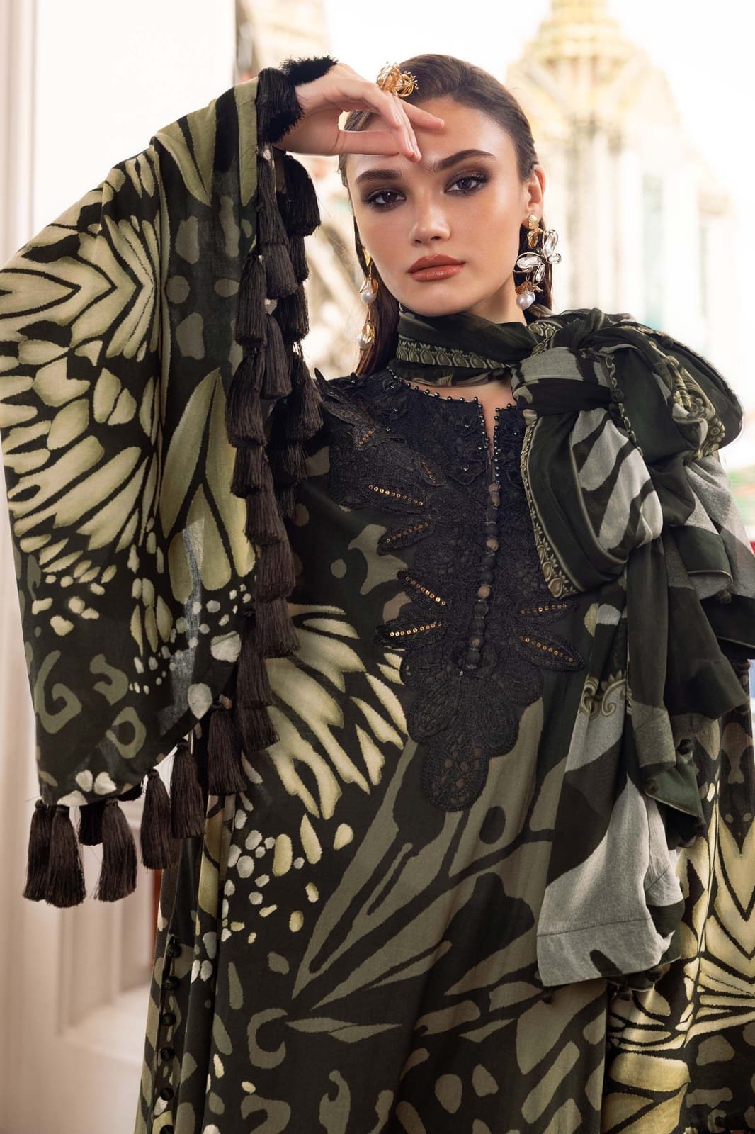 midnight gold luxe linen embroidered 3 piece suit – m print inspired design midnight gold luxe linen embroidered 3 piece suit – m print inspired design